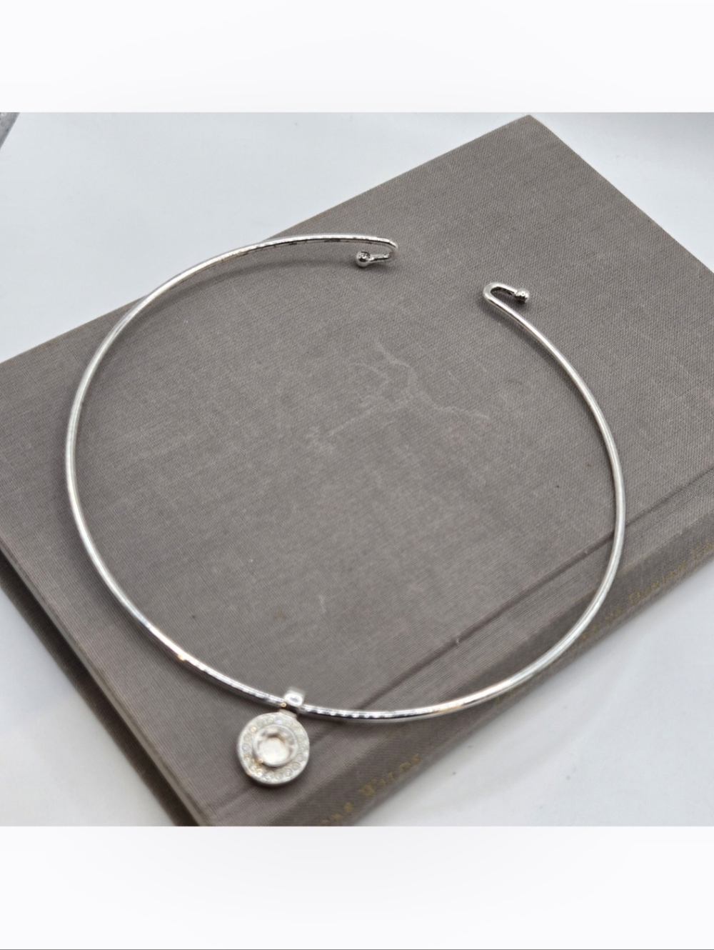 Lauren Ralph Lauren torque Wire Choker Necklace 13.75" Grunge Y2k